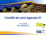 1er comité de suivi - 10 octobre 2012